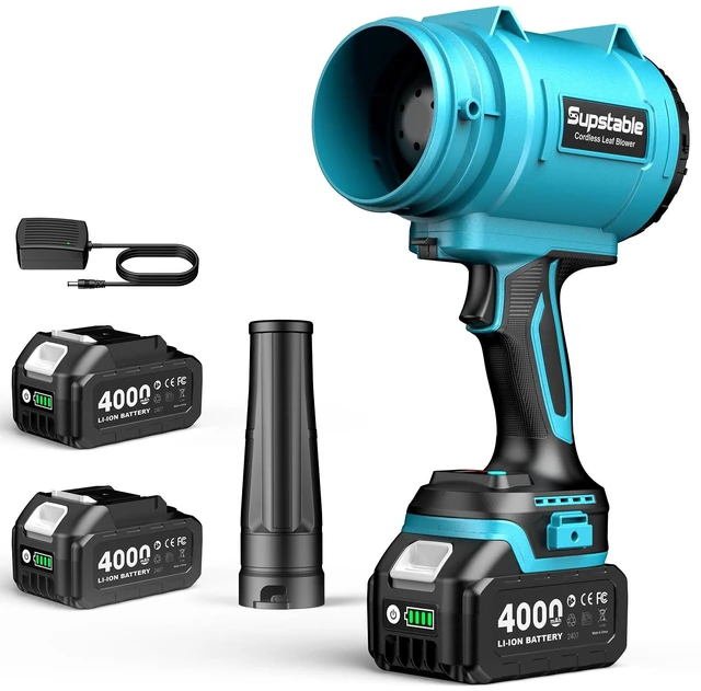 Main image of Leaf Blower Cordless, 700CFM/200MPH, Handheld Blowers with Battery&Charger | 2 x 4.0Ah Batteries, 3-Speed, Lightweight Blowers for Lawn Care, Patio, Yard, Blowing Snow, Leaves, Dust