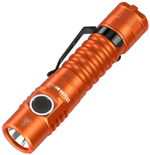 Alt view image 5 of 5 - Wurkkos FC11C Led Flashlight Rechargeable High Lumen 1200 | 90 High CRI Small Flashlight, Super Bright EDC Flashlight IP68 Waterproof, 155Meters, Magnetic Flash Light for Home (5000K)