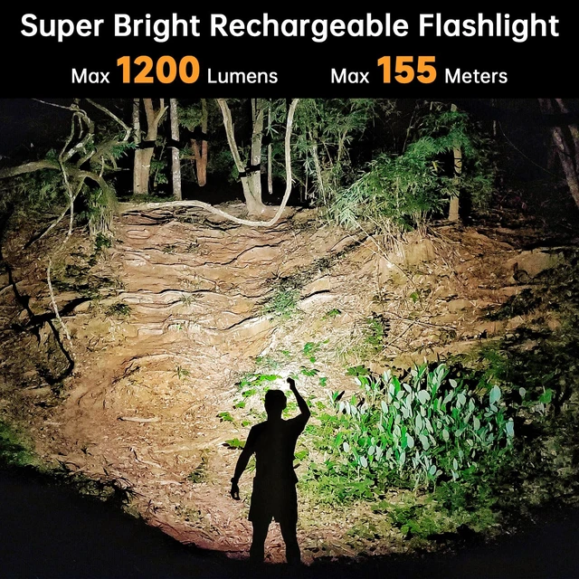 Alt view image 2 of 6 - Wurkkos FC11C Led Flashlight Rechargeable High Lumen 1200 | 90 High CRI Small Flashlight,Super Bright EDC Flashlight IP68 Waterproof, 155Meters, Magnetic Flash Light for Home (4000K)