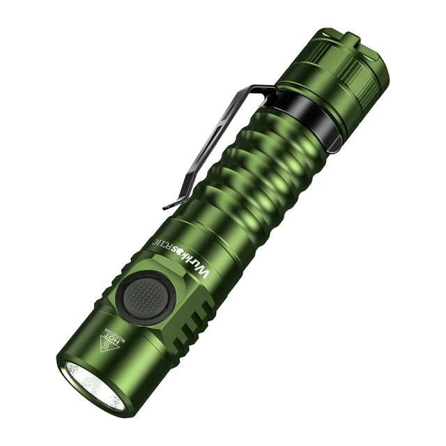 Alt view image 6 of 6 - Wurkkos FC11C Led Flashlight Rechargeable High Lumen 1200 | 90 High CRI Small Flashlight, Super Bright EDC Flashlight IP68 Waterproof, 155Meters, Magnetic Flash Light for Home (4000K)