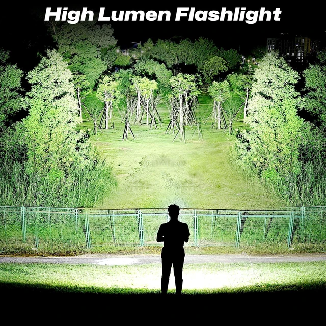 Alt view image 2 of 7 - BERCOL Flashlights High Lumens Rechargeable - 2 Pack, Super Bright Flash Light with 5 Modes, IPX7 Waterproof Powerful LED Flashlight for Home, Outdoor, Camping