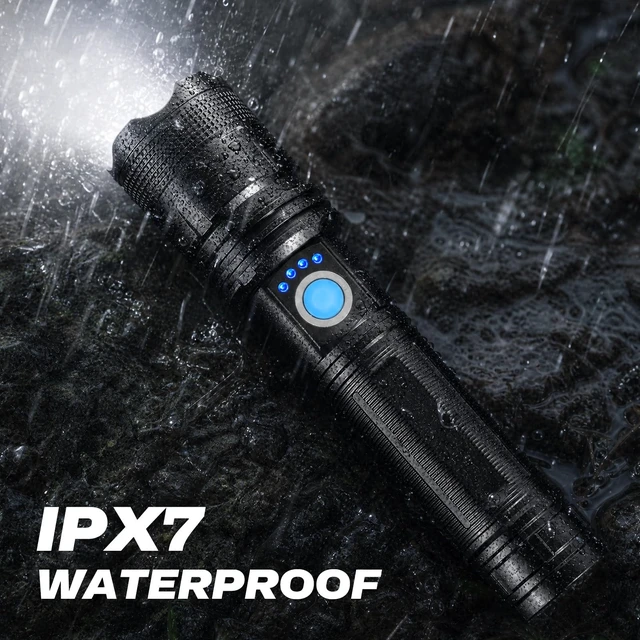 Alt view image 7 of 7 - BERCOL Flashlights High Lumens Rechargeable - 2 Pack, Super Bright Flash Light with 5 Modes, IPX7 Waterproof Powerful LED Flashlight for Home, Outdoor, Camping