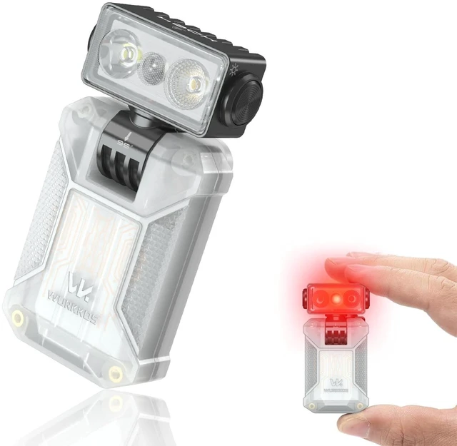 Main image of Wurkkos HD04 Mini EDC Flashlight, 750 Lumens Rechargeable LED Flashlight | 180° Rotatable Head, 3-in-1 Spot/Flood/RGB Modes, IPX6 Waterproof, Magnetic Function, Suitable for Camping, Emergency (White)