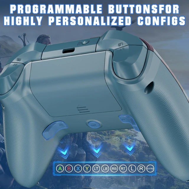 Alt view image 6 of 7 - Nonbliep for Xbox Controller, Compatible with Xbox One X|S, Xbox Series X|S, PC, Special Edition Custom Wireless Controller with 6-Axis Motion Control/3.5mm Audio Jack/Dual Vibration/Turbo