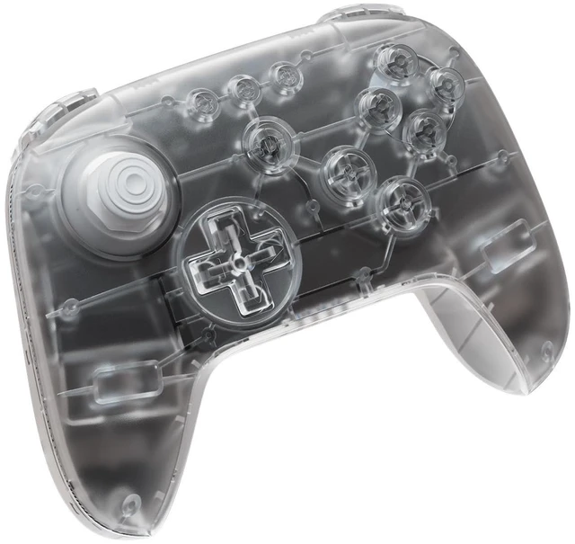 Main image of 8Bitdo 64 Bluetooth Controller for Analogue 3D, Clear | Switch/Switch 2, Windows and Android Support, Wired USB, D-Input/S-Input Modes, Hall Effect Joystick, Vibration