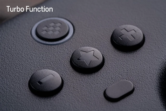 Alt view image 4 of 7 - 8Bitdo Ultimate 2.4g Wireless Controller with Charging Dock, Hall Effect Joystick Update, Pro Gamepad with Back Buttons & Turbo Function for PC, Android, Steam Deck & Apple (Black)