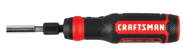 Alt view image 2 of 5 - CRAFTSMAN Cordless Screwdriver, 4V, 8-Piece Set (CMHT66718B6)