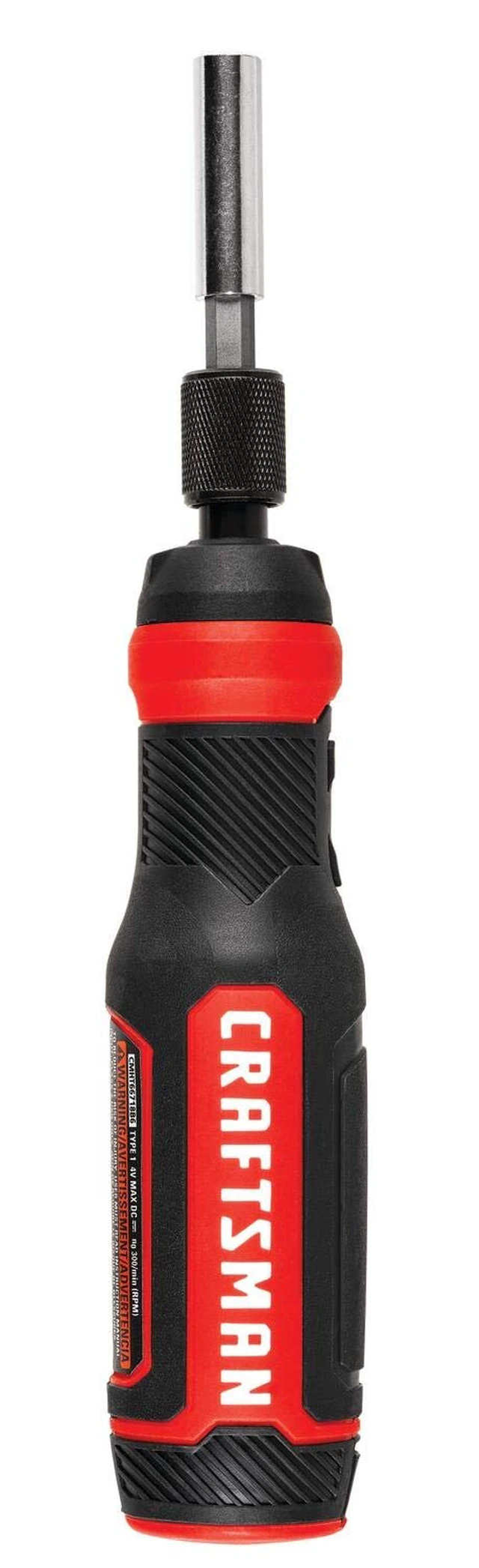 Alt view image 3 of 5 - CRAFTSMAN Cordless Screwdriver, 4V, 8-Piece Set (CMHT66718B6)