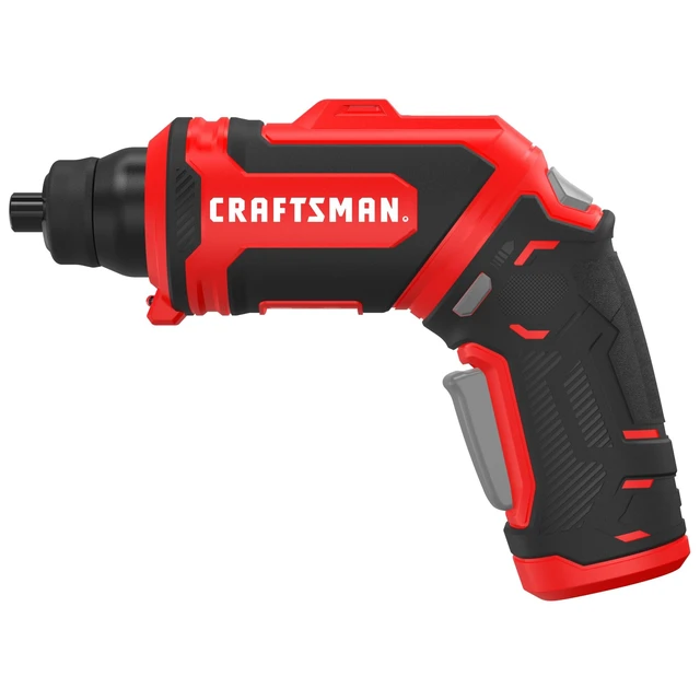 Alt view image 2 of 5 - CRAFTSMAN 4V Cordless Screwdriver with USB Charger and Picture Hanging Kit Included (CMHT6640BI)
