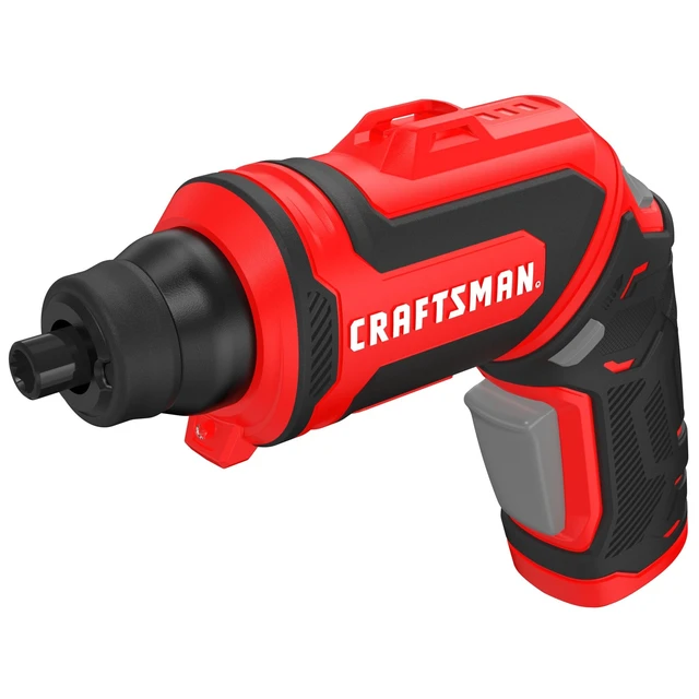 Alt view image 3 of 5 - CRAFTSMAN 4V Cordless Screwdriver with USB Charger and Picture Hanging Kit Included (CMHT6640BI)