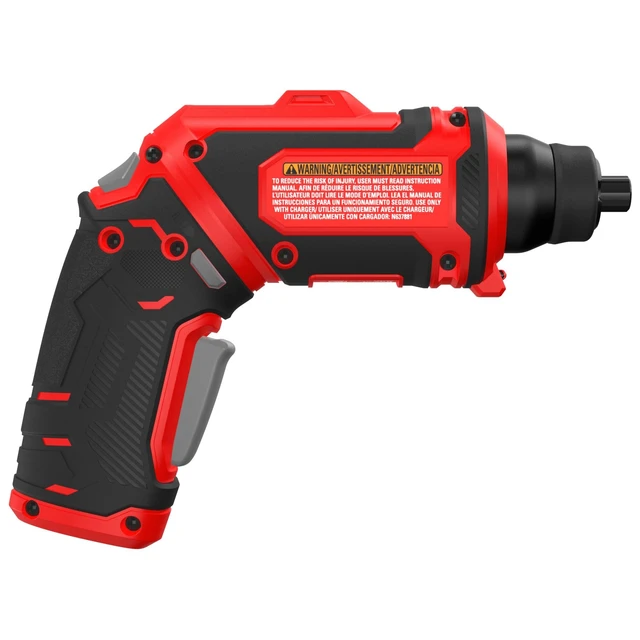 Alt view image 4 of 5 - CRAFTSMAN 4V Cordless Screwdriver with USB Charger and Picture Hanging Kit Included (CMHT6640BI)