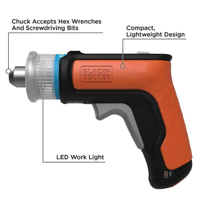 Alt view image 2 of 7 - BLACK+DECKER BCRTA601I Cordless Furniture Assembly Tool/Screwdriver