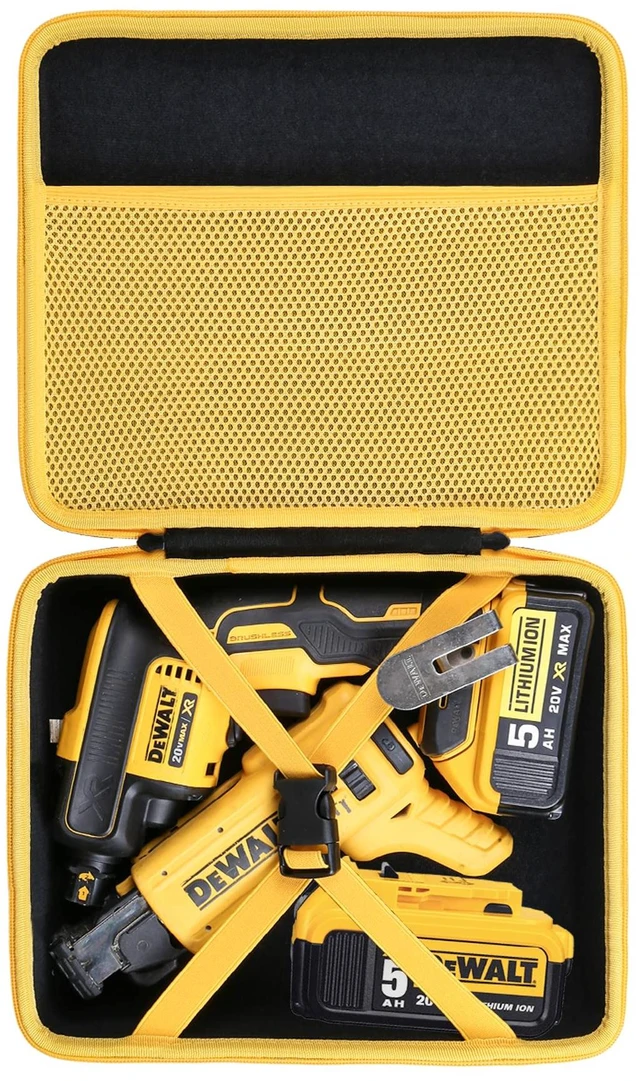 Main image of Khanka Hard Carrying Case Replacement for Dewalt 20V MAX XR Drywall Screw Gun (DCF620B/DCF630B), Drywall Screw Gun Collated Attachment (DCF6202), Case Only