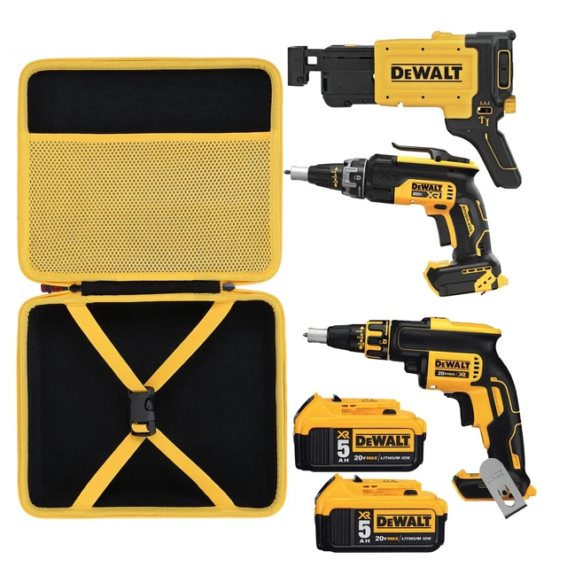 Alt view image 5 of 7 - Khanka Hard Carrying Case Replacement for Dewalt 20V MAX XR Drywall Screw Gun (DCF620B/DCF630B), Drywall Screw Gun Collated Attachment (DCF6202), Case Only