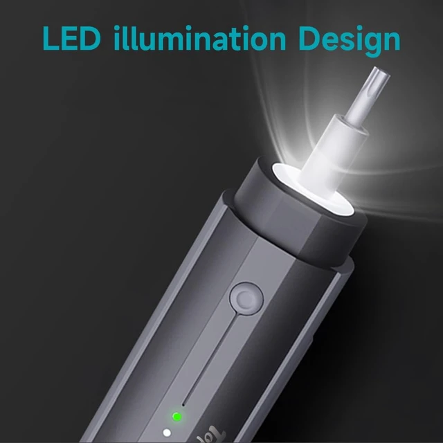 Alt view image 3 of 7 - JIMIHOME 3.6V Electric Screwdriver Tool Set 38-in-1 Repair Tool with Charging Base and LED Lighting