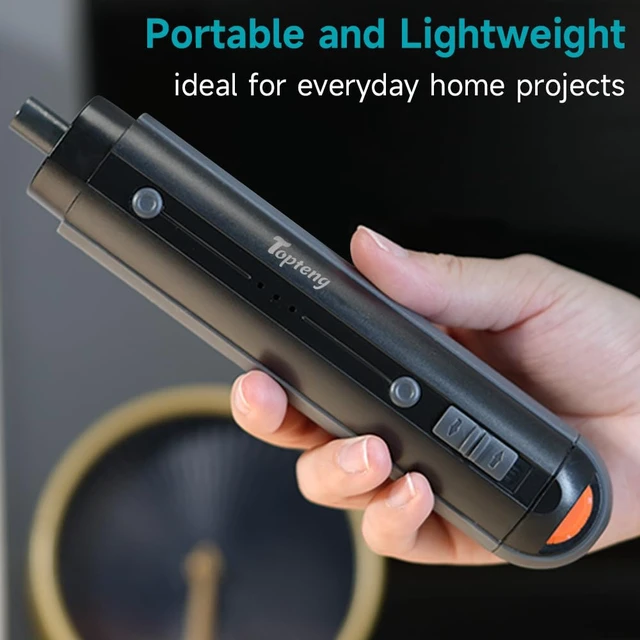 Alt view image 4 of 7 - JIMIHOME 3.6V Electric Screwdriver Tool Set 38-in-1 Repair Tool with Charging Base and LED Lighting