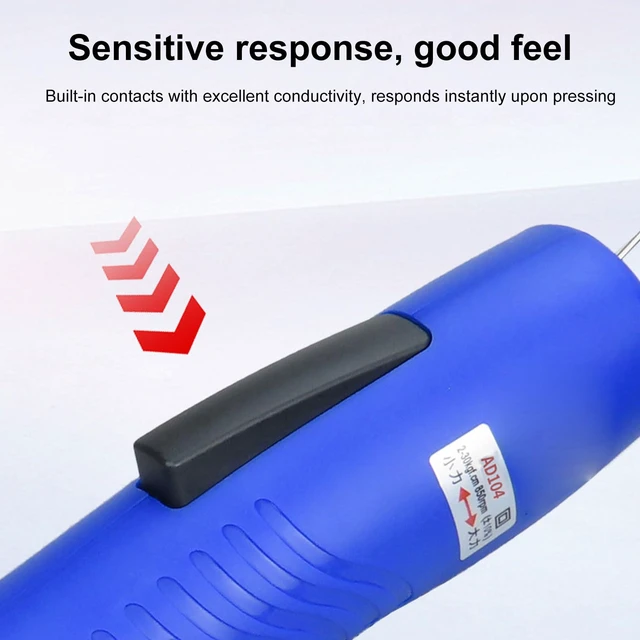 Alt view image 6 of 7 - VISLONE Electric Screwdriver, 110V AC Power Screwdriver Set (Speed | 0.19-2.9Nm Torque Adjustable, 6.35mm Bits, 1200RPM with Power Adapter for Electronics Assembly and Workshop Tasks