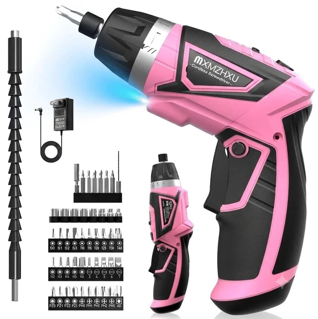 Main image of 8V Cordless Screwdriver,6+1 Precision Torque Electric Screwdriver | Upgraded Max 10N·m 2000mAh Rechargeable Screw Gun with 50-Piece Kit,180° Pivoting Handle,LED Light,Gift for DIY & Home