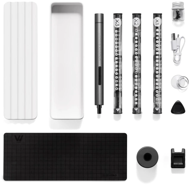 Main image of wowstick Lithium Precision Screwdriver wowstick 1F+ With LED Light And Magnetic Mat, Electric Screwdriver Rechargeable Repair Tool kits Including 56 Bits Extend Bar For Most Electronics Devices