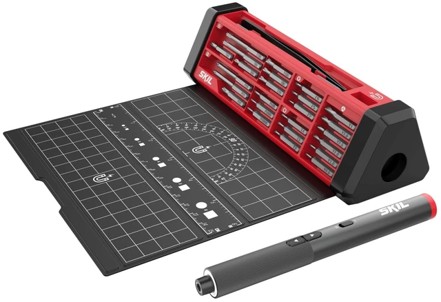 Main image of SKIL PWRCORE GO 4V Rechargeable Precision Screwdriver with 50-Pc. Bit Set and All-In-One Portable Workstation-SD5621-01