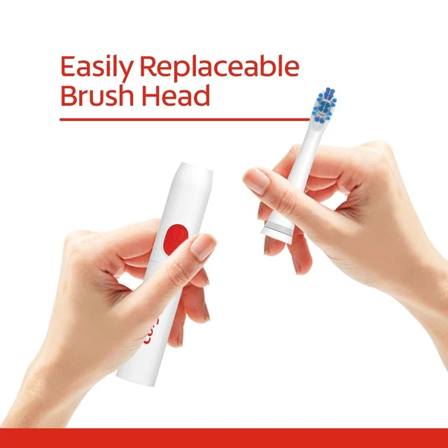 Alt view image 4 of 7 - Colgate 360 Advanced Whitening Electric Toothbrush Replacement Head, 2 Count