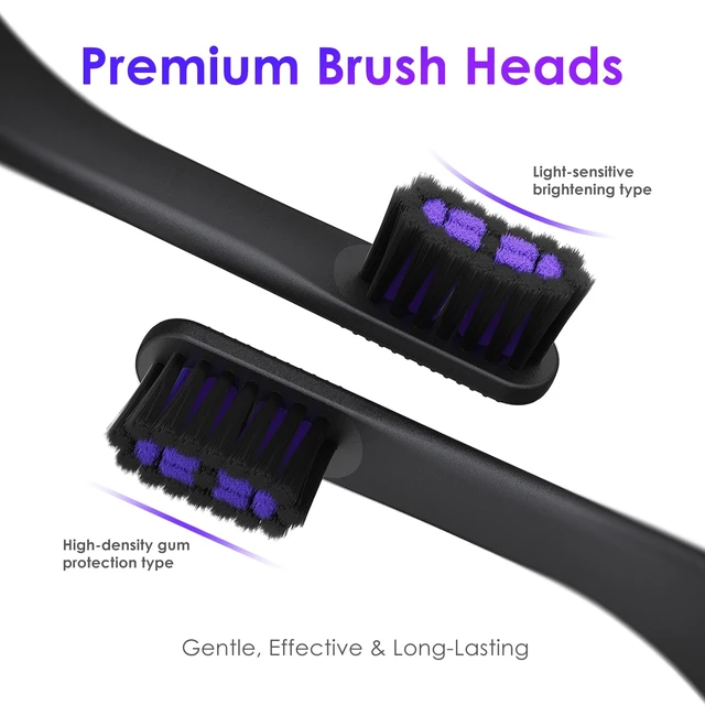 Alt view image 6 of 7 - Electric Toothbrush, Portable Travel Sonic Toothbrush with Protective Case USB-C Rechargeable, Neutral Comfort Bristles, Waterproof, Smart Timer, Compact for Daily Use (Black)