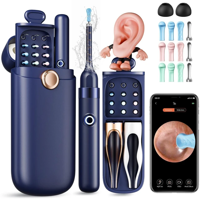 Main image of Ear Wax Removal, Ear Cleaner with Camera 1296P HD,Visual Ear Cleaner with 6 LED Lights and Flexible Tip,Safe Ear Wax Removal Kit with Camera,Ear Cleaning Tool Gifts for Home Use