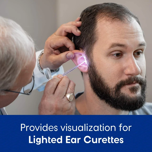 Alt view image 3 of 7 - Bionix - 2200 Light Source for the Lighted Ear Curette System, Earwax Removal Kit Attachment, Increases Visibility, Aids in Wax Buildup Removal, Convenient, Ideal for Healthcare Providers (Single)