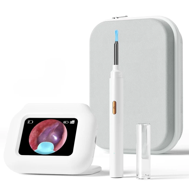 Main image of Ear Wax Removal Tool Camera with Screen, Smart Screen Ear Wax Removal Kit with 2.8'' HD Display, WiFi Automatic Connect - Ear Cleaner Tool with Camera&Screen, 6 Replaceable Tips, No App/Phone Needed
