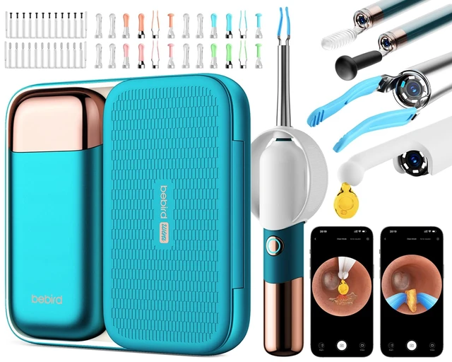 Main image of BEBIRD Ultra 2K Ear Cleaner with Camera - Video Ear Wax Removal Tweezers | FSA/HSA, IP67 HD Ear Camera Otoscope, Painless Tweezers & Visual Dropper, 5 Sets of Silicone Tips Ear Cleaning Kit for Family
