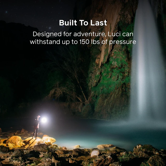 Alt view image 3 of 6 - BioLite Luci Original Camping Lantern, Solar Inflatable, Clear | IP67 Waterproof, 24-Hour Runtime, Collapsible, Lightweight (4.4 oz)
