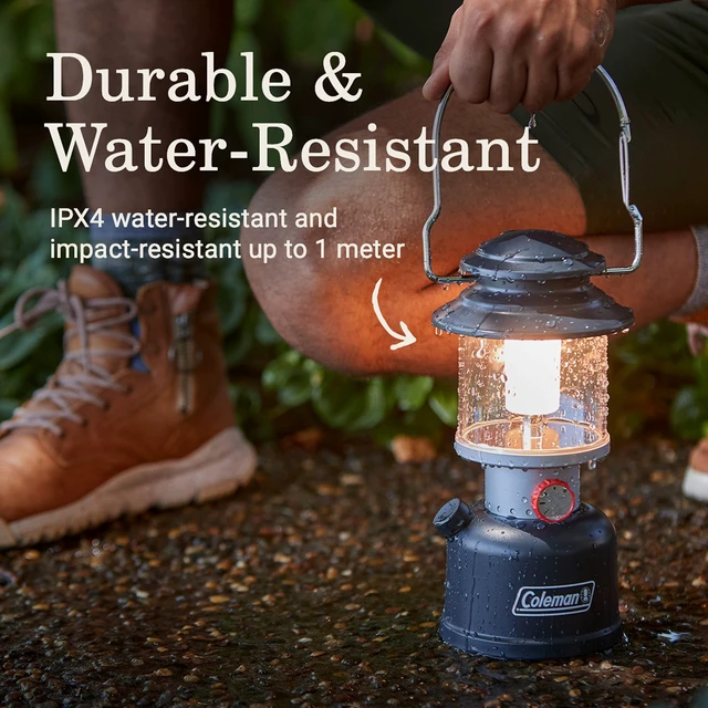 Alt view image 5 of 7 - Coleman Classic Rechargeable 800L LED Lantern, Impact & Water-Resistant | Rechargeable Battery, Up to 800 Lumens, Impact & Water-Resistant, Easy-To-Carry Design, Long Runtime Options