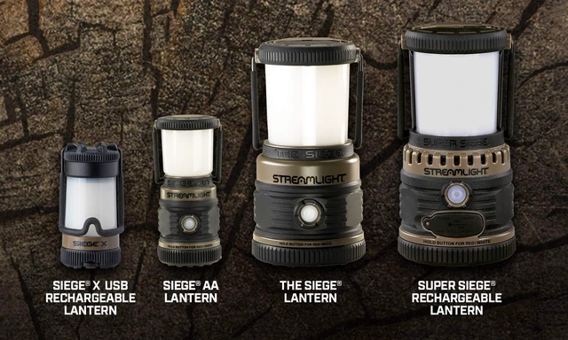 Alt view image 4 of 7 - Streamlight 44941 Siege AA 200-Lumen Lantern | 200 lumens; multi-mode lighting; IPX-rated water resistant; impact-resistance tested