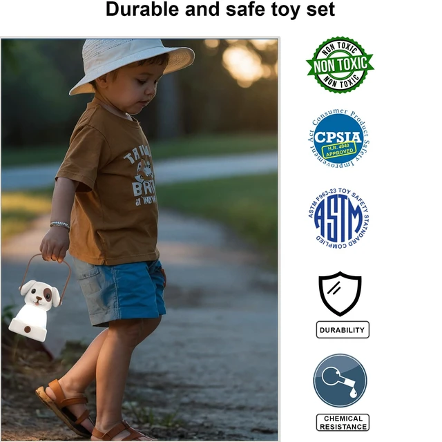 Alt view image 6 of 7 - KidzAdventure Kids Camping Essentials LED Kids Lantern and Rechargeable Kids Headlamp Set | Multiple Purposes Kids Nightlight/Flashlight Toys Holiday, Halloween N Birthday Gifts for Toddlers