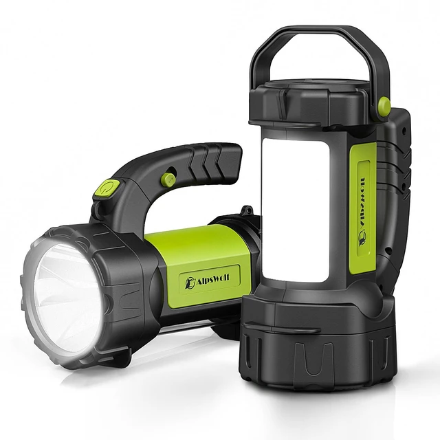 Main image of AlpsWolf Camping Lantern Rechargeable, 2 Pack Same LED Flashlight Spotlight Lantern with 800LM, 3600 mAh, Portable Bright Camping Light for Emergency Hurricane, Outdoor Hiking Power Outages