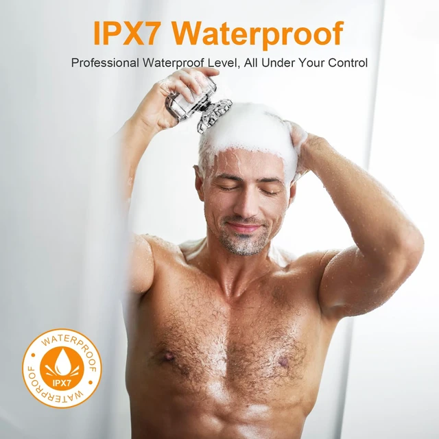 Alt view image 7 of 7 - Head Shaver for Bald Men,2024 Upgrade 7-in-1 Mens Electric Shaver Bald Head Shaver for Men,Electric Razor for Bald Men IPX7 Waterproof Rotary Shaver Grooming Kit with LED Display