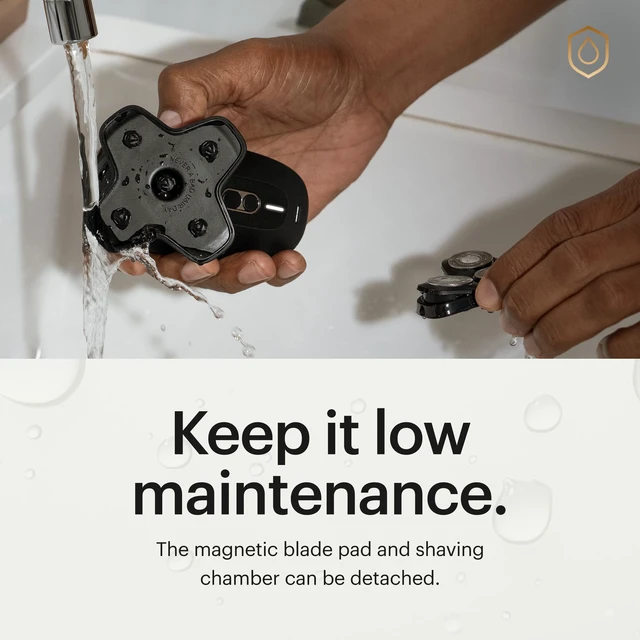Alt view image 5 of 7 - MANSCAPED® The Dome Shaver PRO Head Shaver for Bald Men | Five Rotary Blade Design with SkinSafe® & FlexAdjust Technology, Wet/Dry, USB-C & Wireless Charging, Travel Lock Compatible