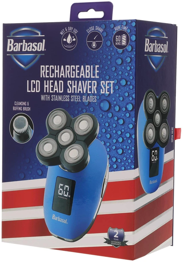 Main image of Barbasol Rechargeable LCD Head Shaver