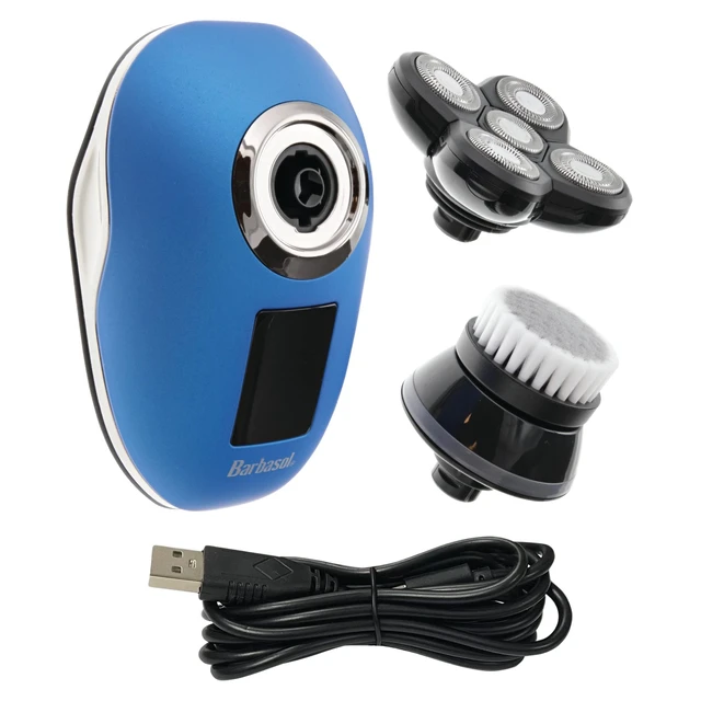 Alt view image 5 of 5 - Barbasol Rechargeable LCD Head Shaver