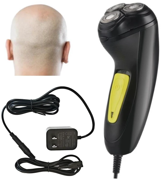Main image of VSTSERIES Professional Corded Electric Shaver,Self Bald Head Razor,3D Rotary Shaver for Man,Close Shave Face & Head,Pop-up Trimmer for Bold Hair Stubble Beard,12v Powerful Motor,Corded Power Supply