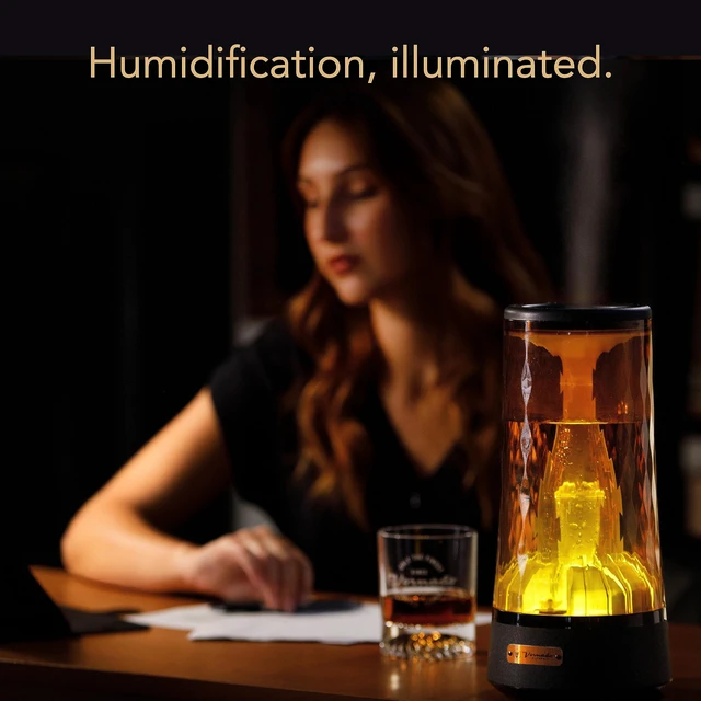 Alt view image 4 of 7 - Vornado LUCERNA 1 Alchemy Ultrasonic Humidifier with Ambient Light, 0.5 gallon capacity, 24 Hour Runtime, Modern Luxury Design, Auto Shut-Off