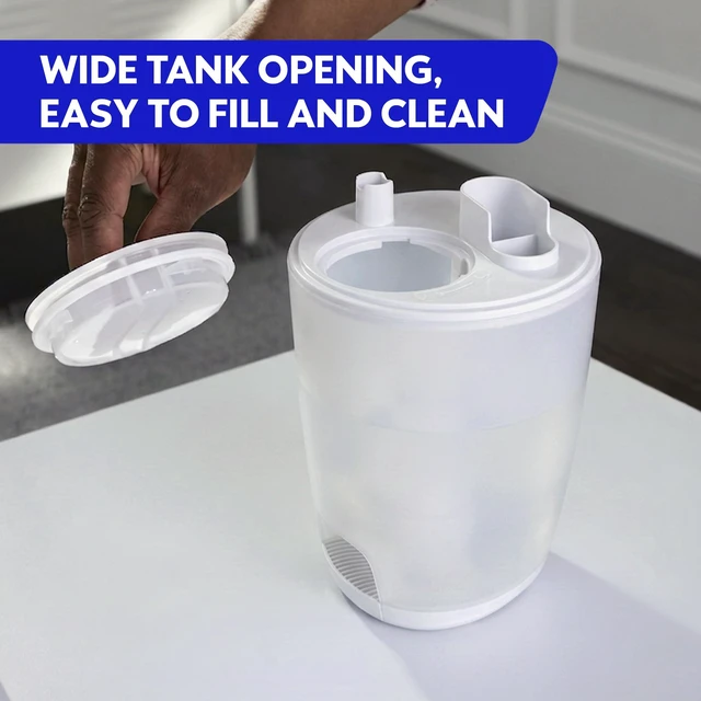 Alt view image 6 of 7 - Vicks Filter-Free Plus Cool Mist Humidifier for Medium Rooms, 1.2 Gal Tank | Filter-free cool mist ultrasonic humidifier for baby, kids, and adult rooms, works with Vicks VapoPads
