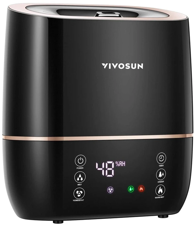 Main image of VIVOSUN 2-in-1 Warm and Cool Mist Humidifier, 5L Indoor Ultrasonic Air Humidifier with Essential Oil Tray for Bedrooms, Plants, Offices and Babies