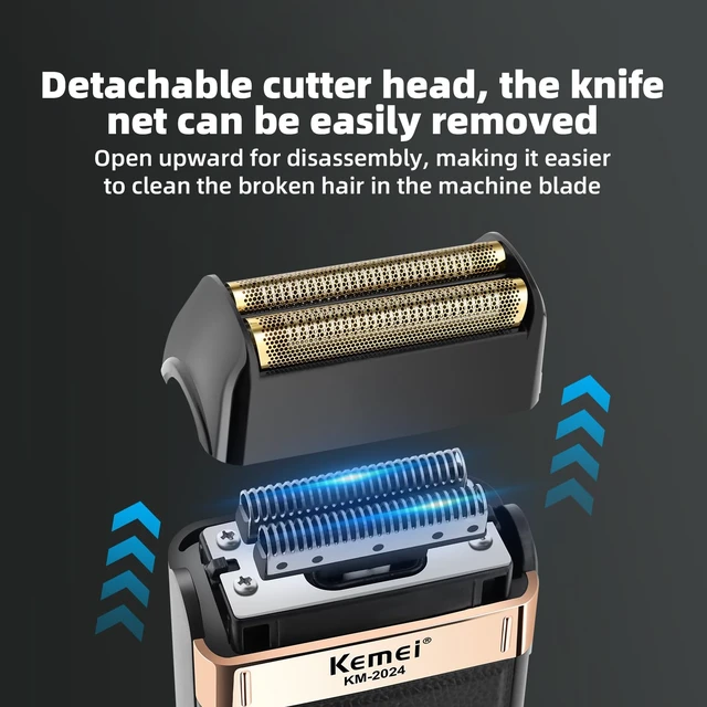 Alt view image 5 of 7 - KEMEI Professional Hair Clippers, Beard Trimmers, Electric Shaver Set for Men, Cordless Barber Clipper Beard Trimmer, Rechargeable Fade Clipper Haircutting Kit