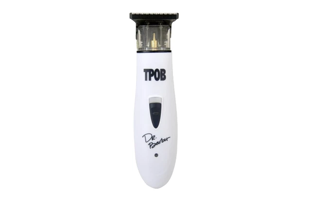 Alt view image 4 of 7 - TPOB Ghost X Beard Trimmer for Men - Professional Hair Trimmer, 7000 RPM Cordless T-Blade Edger Clipper with DLC Blade, Rechargeable Electric Beard Shaver, Whisper Quiet for Barber & Home Use (White)