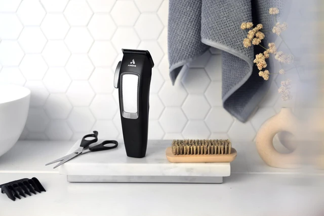 Alt view image 2 of 5 - Andis 40000 inCRED Lithium-Ion Cordless Hair Clipper Kit, Titanium Blade | 18-piece kit with shears, combs & storage case, 90-min runtime, quiet cordless hair clipper kit