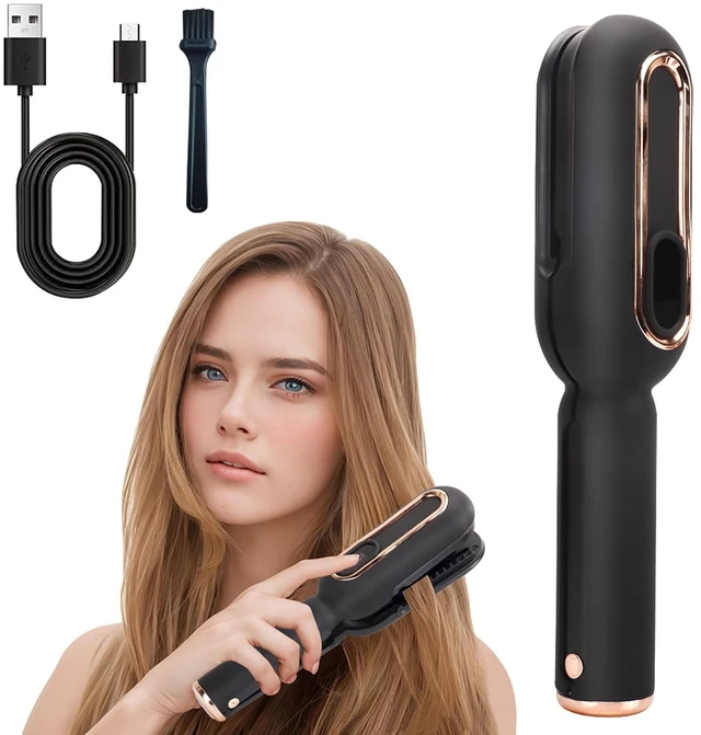 Main image of yaxiuuy Cordless Split Ends Hair Trimmer for Women Rechargeable & LED Light | Split End Trimmer 2H Fast Charge Hair Ends Repair, Frizz Control & Damage Prevention for Silky Smooth Results