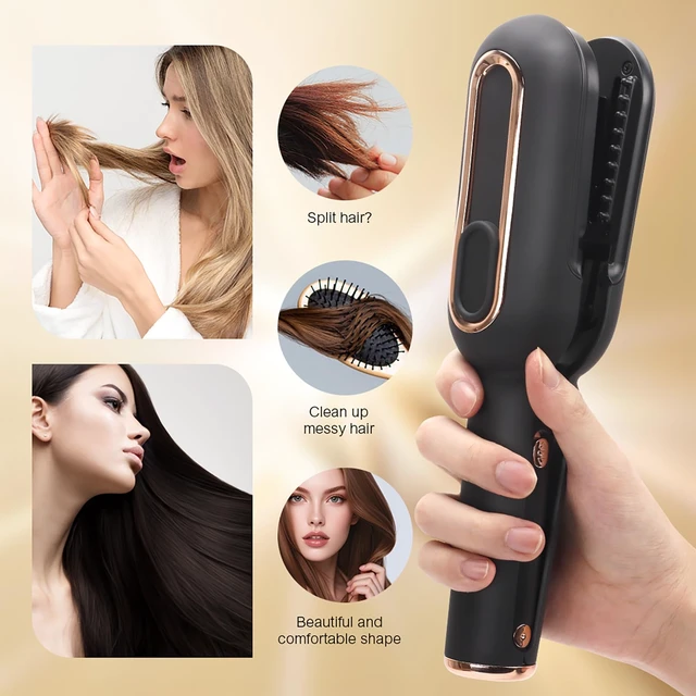 Alt view image 2 of 7 - yaxiuuy Cordless Split Ends Hair Trimmer for Women Rechargeable & LED Light | Split End Trimmer 2H Fast Charge Hair Ends Repair, Frizz Control & Damage Prevention for Silky Smooth Results