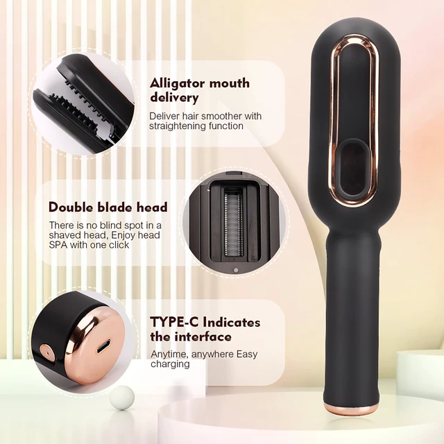 Alt view image 3 of 7 - yaxiuuy Cordless Split Ends Hair Trimmer for Women Rechargeable & LED Light | Split End Trimmer 2H Fast Charge Hair Ends Repair, Frizz Control & Damage Prevention for Silky Smooth Results