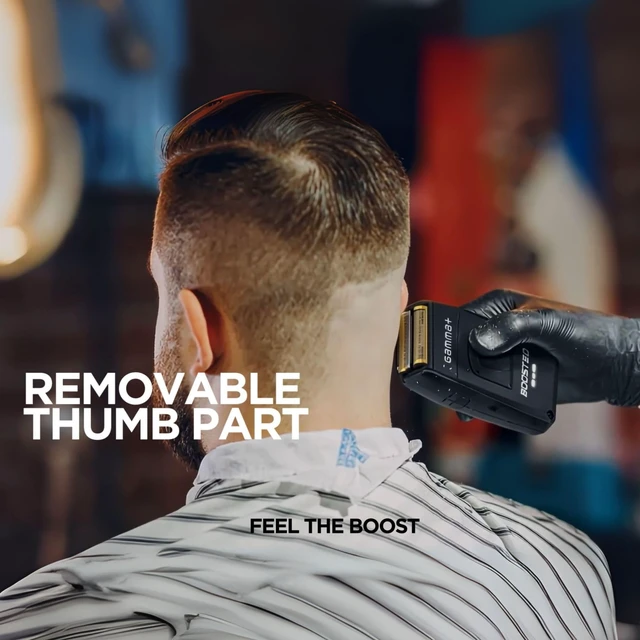 Alt view image 3 of 7 - GAMMA+ Boosted Cordless Double Foil Shaver with Integrated Micro Trimmer | USB-C Rechargeable, Up to 11,000 RPM, Water Resistant, IPX7